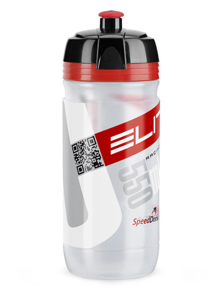 Elite Corsa 550мл Полиэтилен Черный, Красный, Полупрозрачный, Белый бутылка для питья