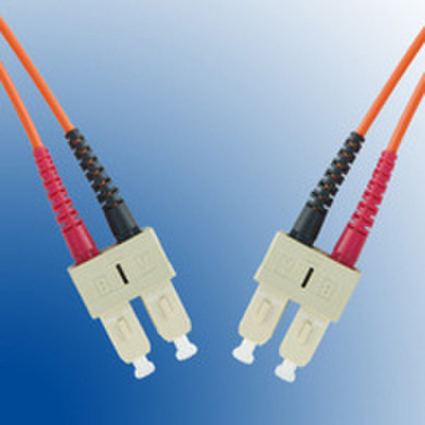 Microconnect SC/PC-SC/PC 10m 10m SC SC Orange fiber optic cable