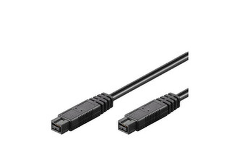 Microconnect 9P-9P 1m 1м 9-p 9-p Черный FireWire кабель