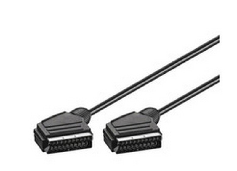 Microconnect Scart - Scart 1.5m 1.5m SCART (21-pin) SCART (21-pin) Schwarz SCART-Kabel