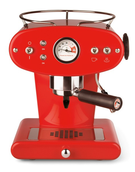 Illy X1 GROUND Espresso machine 1L Red
