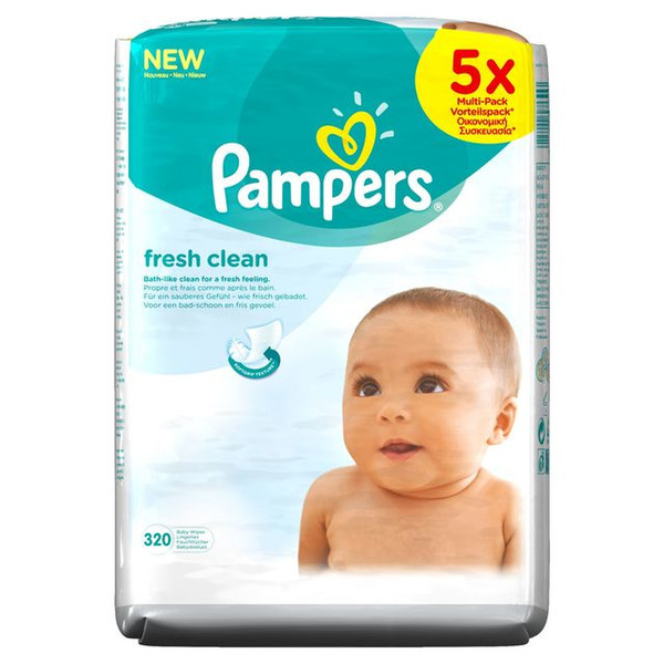 Pampers Fresh Clean 4015400623892 64шт влажные детские салфетки