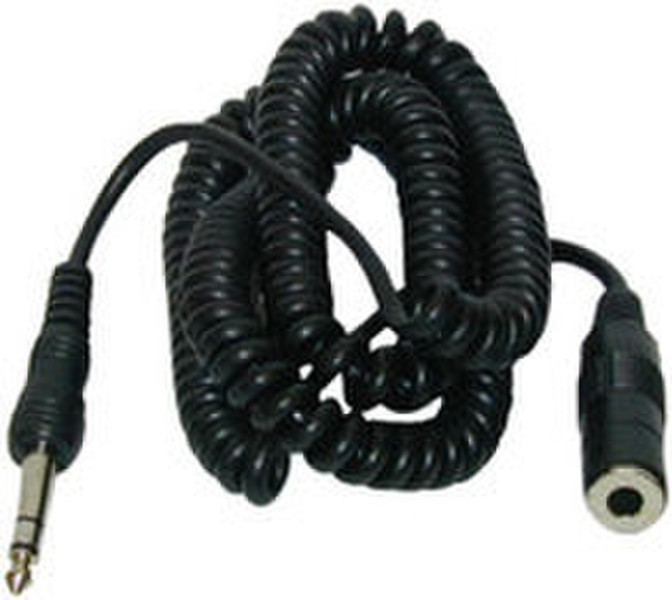 Microconnect LA049N5 5m 6.35mm 6.35mm Black audio cable