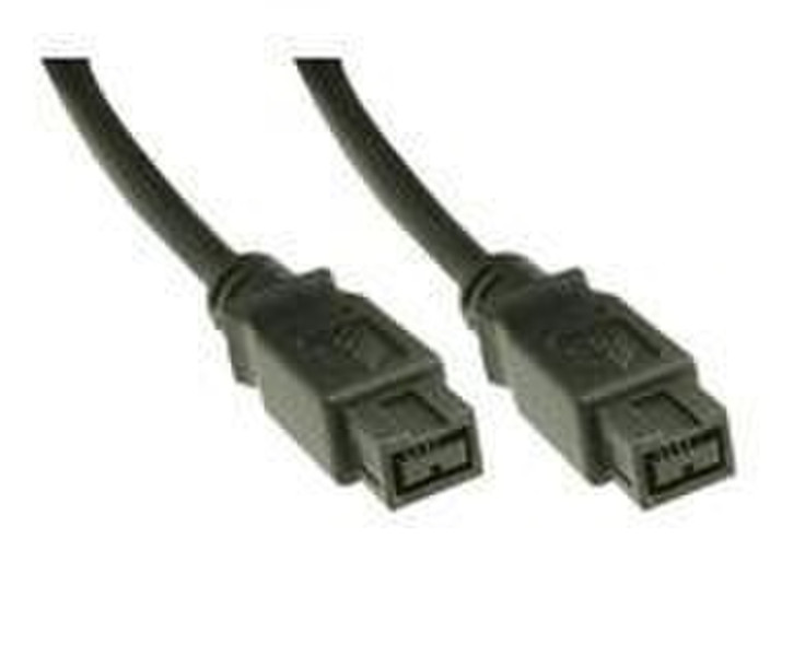 Microconnect FireWire 9P-9P 3m M-M 3м Черный FireWire кабель