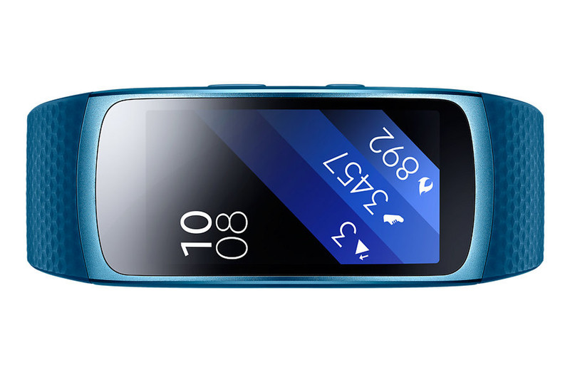 Samsung Gear Fit2 Wristband activity tracker 1.5" SAMOLED Беспроводной IP68 Синий