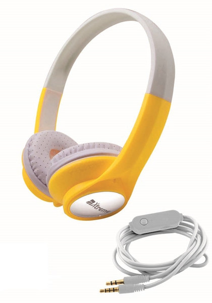 Xtreme Nassau Binaural Kopfband Weiß, Gelb