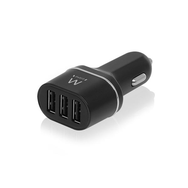 Ewent EW1202 Auto Black mobile device charger
