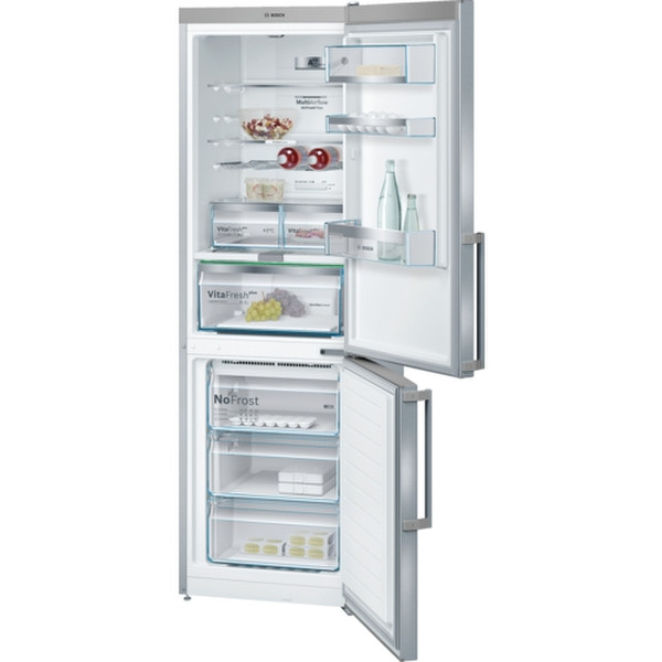 Bosch KGN36AI45 Отдельностоящий 324л A+++ Нержавеющая сталь холодильник с морозильной камерой