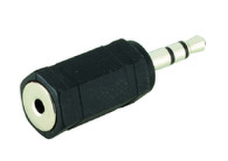 Microconnect 3.5mm/2.5mm M/F 3,5 мм 2,5мм Черный кабельный разъем/переходник