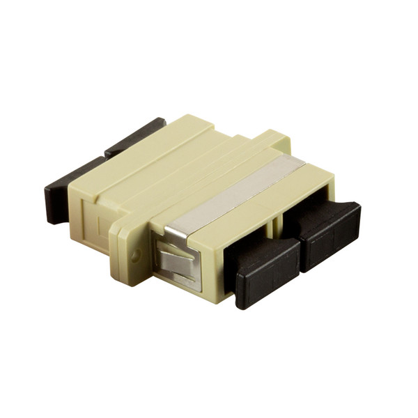 LogiLink Zubehör Diktiergeräte SC/SC 1pc(s) Beige fiber optic adapter