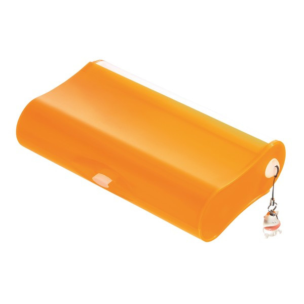HAN COOL Hard pencil case Оранжевый, Полупрозрачный