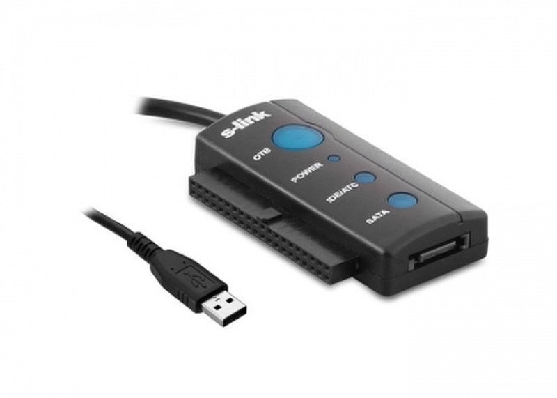 S-Link SL-SATA35 USB 2.0 IDE, SATA Черный