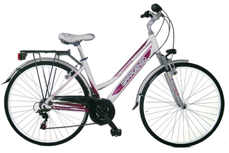 F.lli Masciaghi GZ1D28421CA Frauen Stadt Aluminium Violett, Weiß Fahrrad