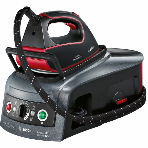 Bosch TDS2251 3100W 1.3L Black,Grey,Red steam ironing station