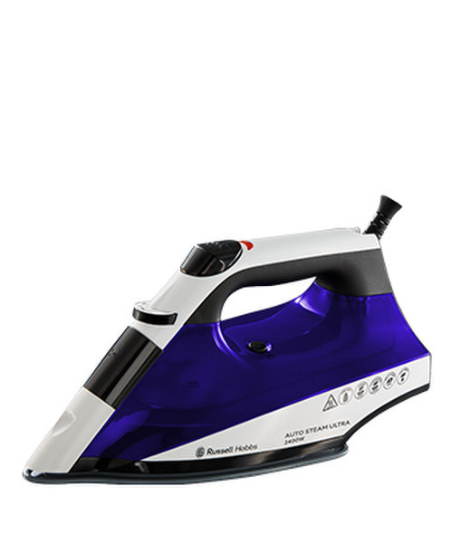 Russell Hobbs 22523-56 Dry & Steam iron Ceramic soleplate 2400W Black,Violet,White iron