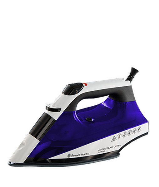 Russell Hobbs 22523-56 Dry & Steam iron Ceramic soleplate 2400W Schwarz, Violett, Weiß Bügeleisen