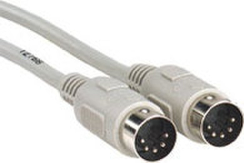 Microconnect Midi Din Cable 5Pin (2M) 2м Серый кабель клавиатуры / видео / мыши