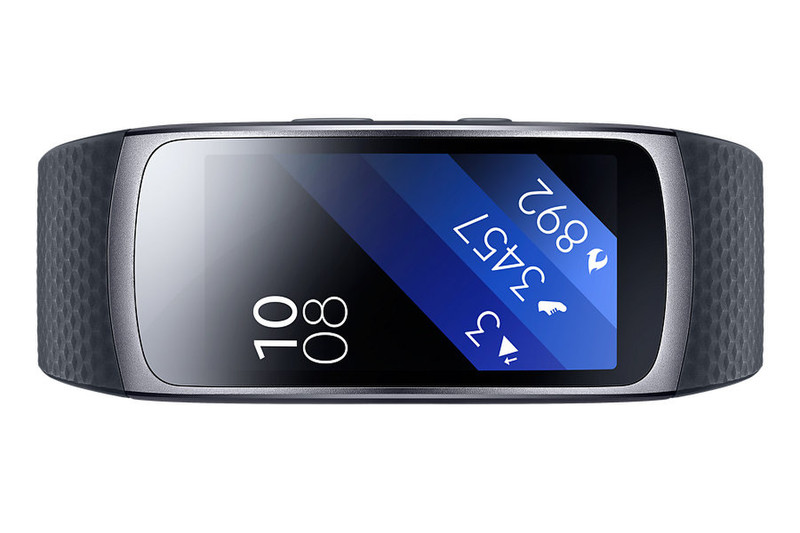 Samsung Gear Fit2 Wristband activity tracker 1.5" SAMOLED Беспроводной IP68 Черный