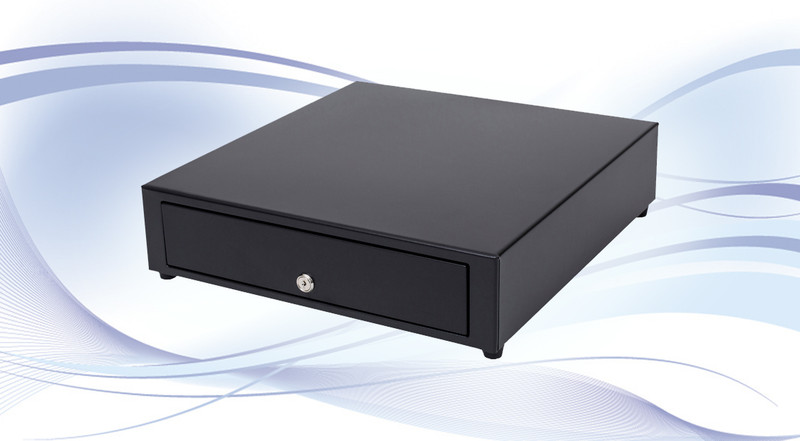 International Cash Drawer 3S-460 Stainless steel,Steel Black cash box tray