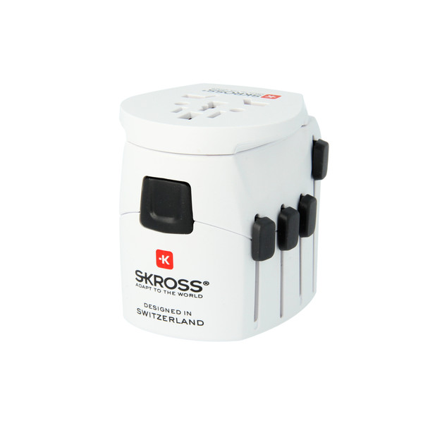 Skross PRO - World Universal Universal White power plug adapter
