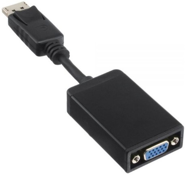 InLine 17197A 0.15m VGA (D-Sub) DisplayPort Schwarz Videokabel-Adapter