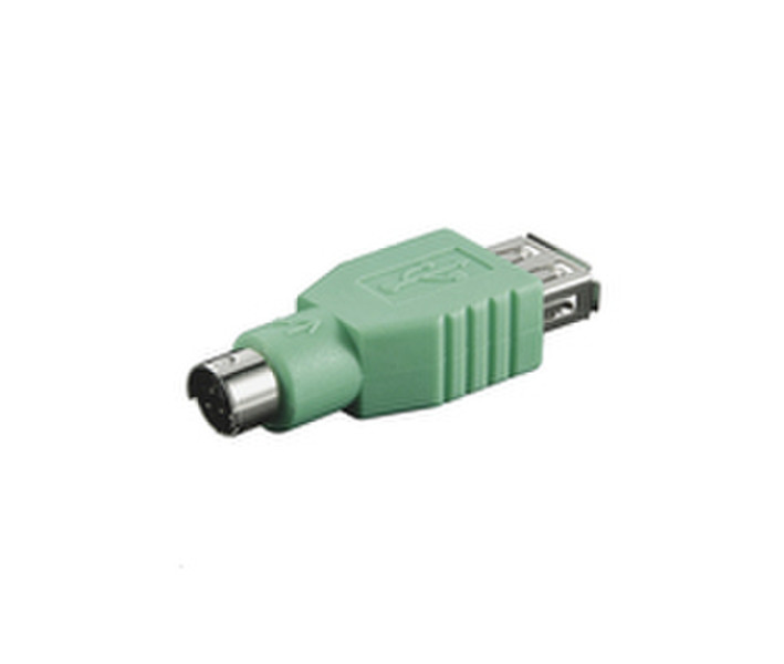 Microconnect PS/2/USB A M/F PS/2 USB Type A Green cable interface/gender adapter