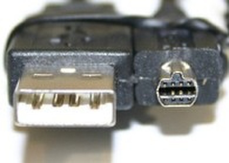 Microconnect USB A/Mini USB 8P 1.8m M-M 1.8м USB A Черный кабель USB