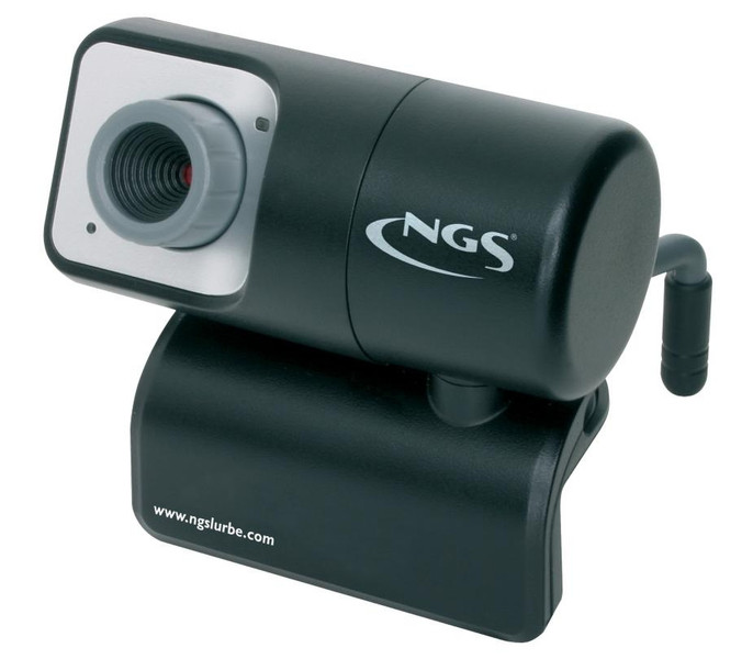 NGS Spincam 640 x 480Pixel USB 2.0 Schwarz Webcam