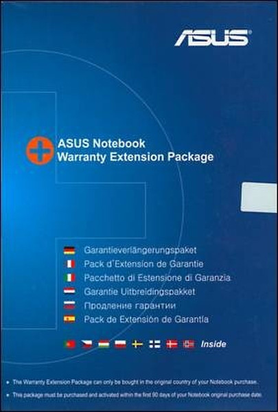 ASUS 1 year warranty extension package