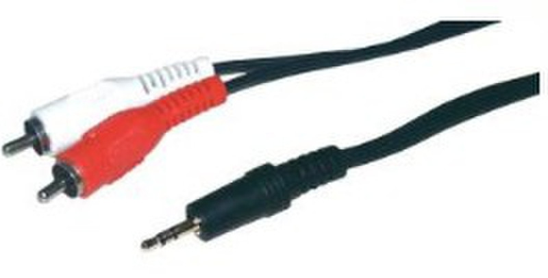 MCL MC720-5M 5m 2 x RCA Black audio cable