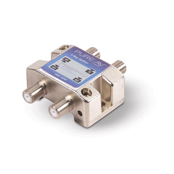 Belkin PureAV™ Blue Series 3-Way Video Splitter 4x RF 75-Ohm Drahtverbinder