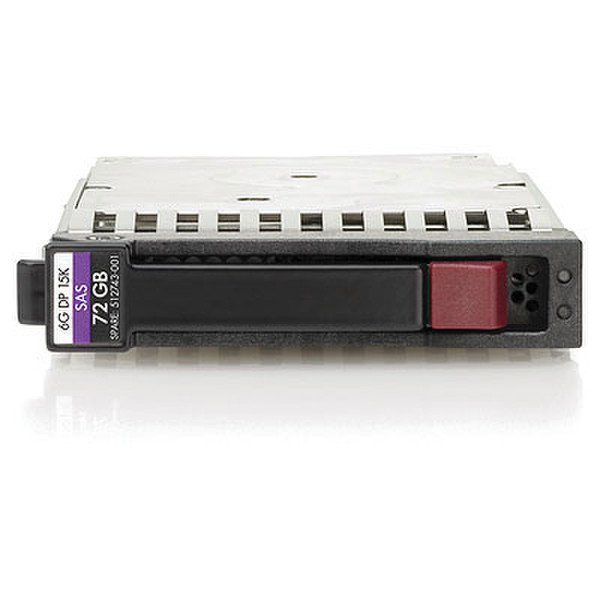 Hewlett Packard Enterprise 72GB, 6G, SAS, 15K rpm, SFF, 2.5-inch 72GB SAS internal hard drive