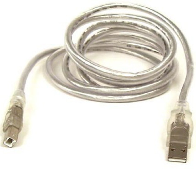 Belkin Pro Series Hi-Speed USB 2.0 Device Cable for iMac - 1.8m 1.8м Прозрачный кабель USB