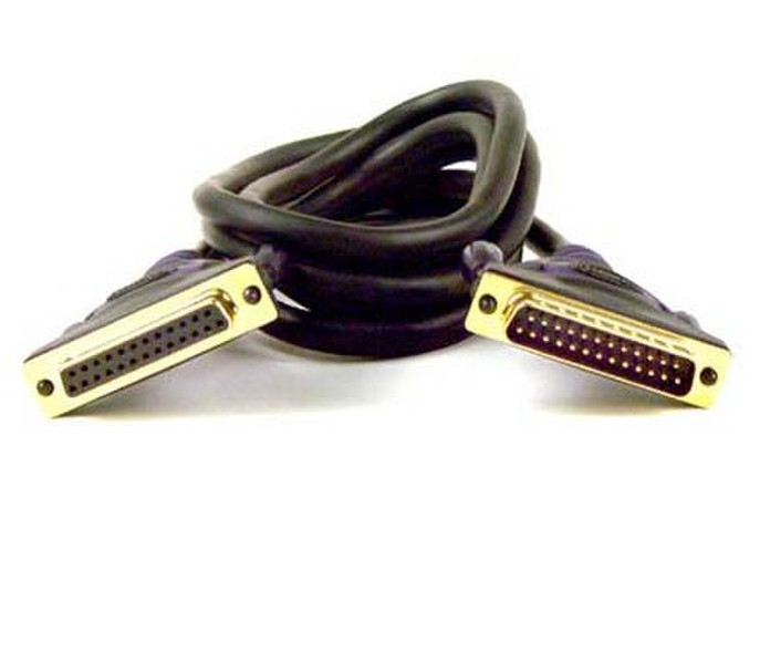 Belkin Pro Series Extension Cable Straight-Through, 25-Conductor - 3m 3m Schwarz Druckerkabel