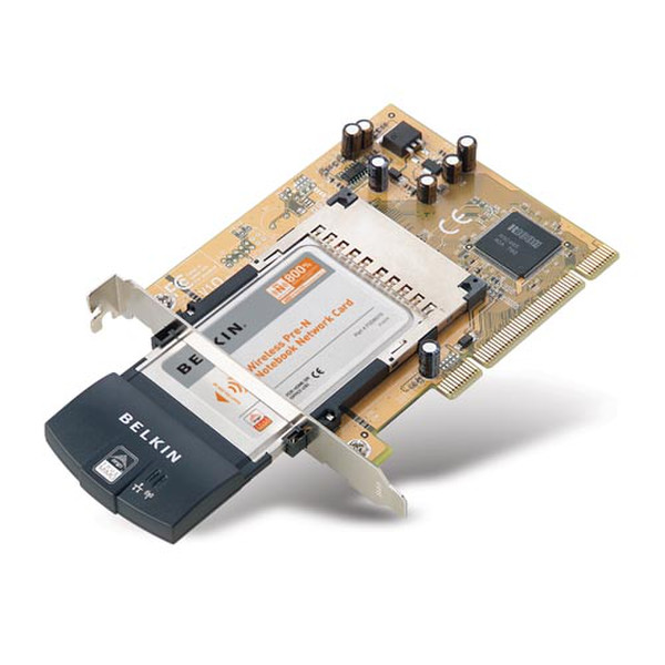 Belkin Wireless Pre-N Desktop Network Card Eingebaut 108Mbit/s Netzwerkkarte