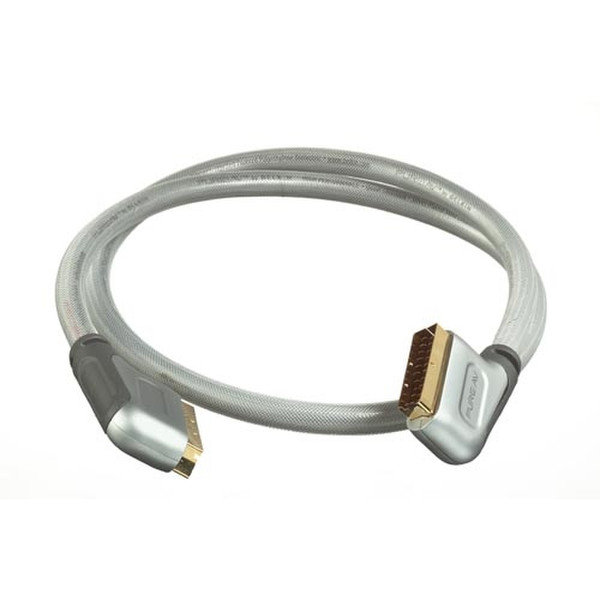 Belkin PureAV Silver Series Scart Audio/Video Cable 1.8м Cеребряный SCART кабель