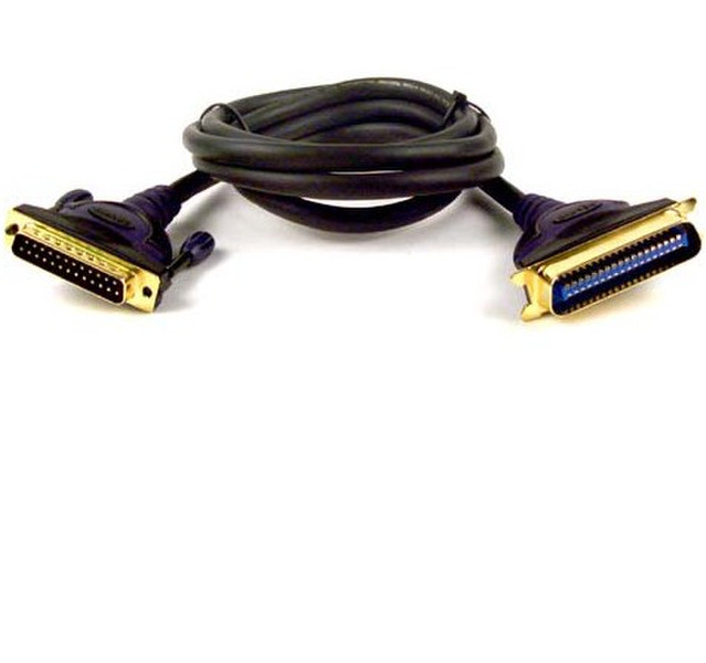 Belkin Gold Series IEEE 1284 Parallel Printer Cable (A/B) - 7.5m 7.5m Schwarz Druckerkabel