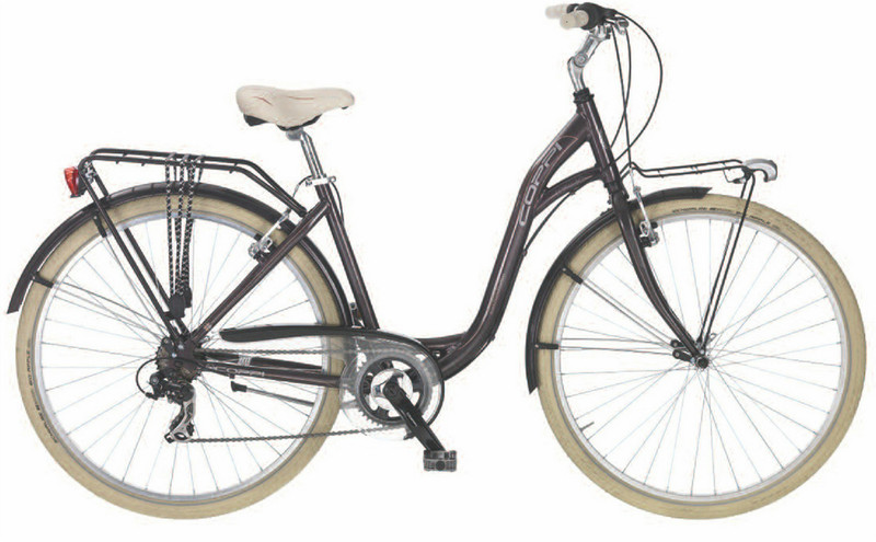 Coppi RZ4D28407C Women City Aluminium Bronze,Silver bicycle