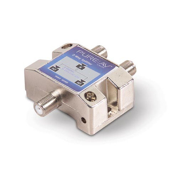 Belkin PureAV™ Blue Series 2-Way Video Splitter 3 x RF 75-Ohm коннектор