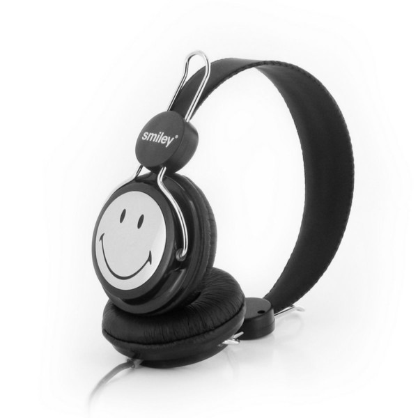 Smiley 3700527301525 Binaural Head-band Black mobile headset