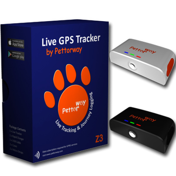 Pettorway Z3 Собака Черный, Серый GPS трекер