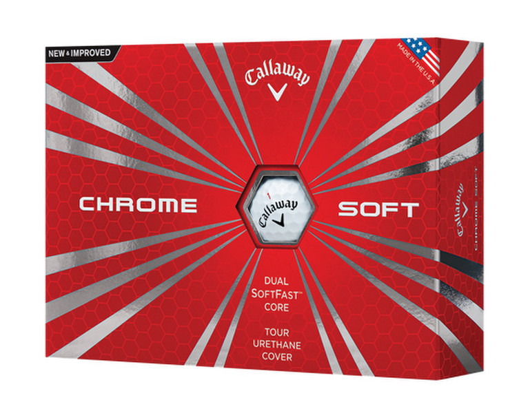 Callaway The New Chrome Soft Golf Balls мяч для гольфа