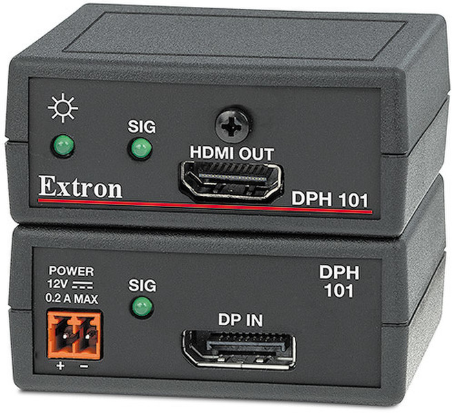 Extron DPH 101 DisplayPort HDMI Schwarz