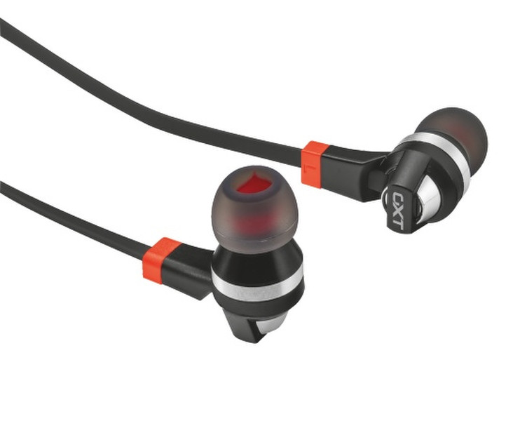 Trust GXT 308 In-ear Binaural Wired Black,Red,Silver