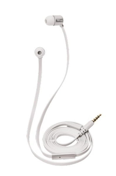 Trust 20903 In-ear Binaural Wired Silver mobile headset