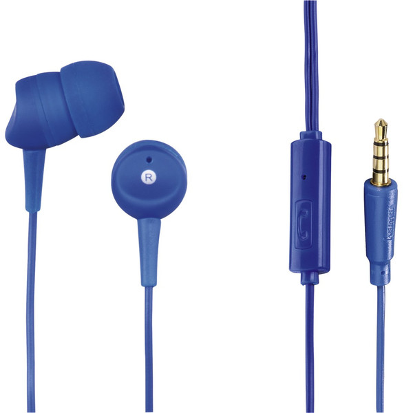 Hama Basic Binaural In-ear Blue