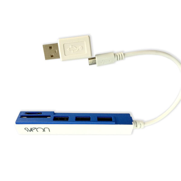 Sveon SCT031 USB 2.0 480Мбит/с Синий, Белый