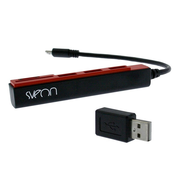 Sveon SCT031 USB 2.0 480Мбит/с Черный, Красный