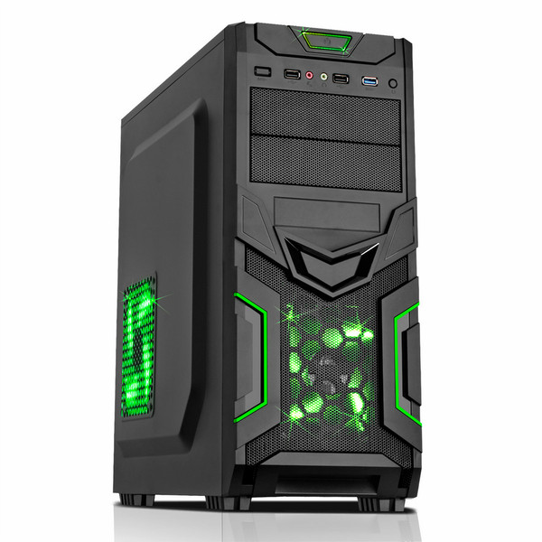 CiT Goblin Midi-Tower Black,Green