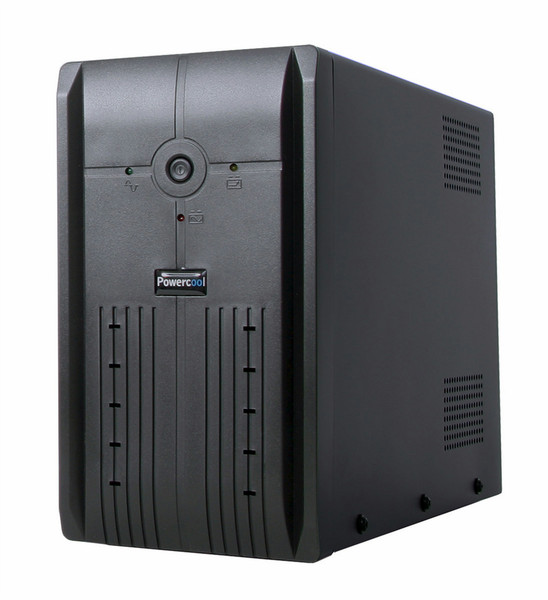 Powercool PC 1000VA Line-Interactive 1000VA 6AC outlet(s) Mini tower Black uninterruptible power supply (UPS)